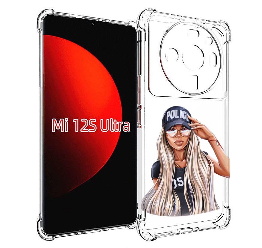 

Чехол MyPads модная-девушка-арт женский для Xiaomi 12S Ultra, Прозрачный, Tocco