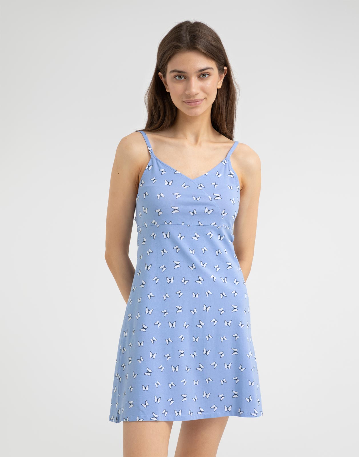 

Платье женское Gloria Jeans GDR025257 синее M, Синий, GDR025257