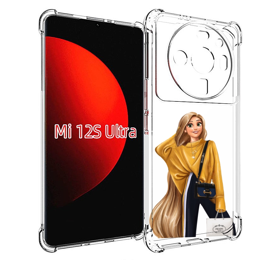 

Чехол MyPads модная-рапунсель женский для Xiaomi 12S Ultra, Прозрачный, Tocco