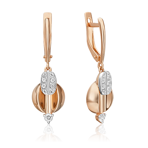 

Серьги из красного золота с топазом PLATINA jewelry 02-4905-00-201-1111, 02-4905-00-201-1111