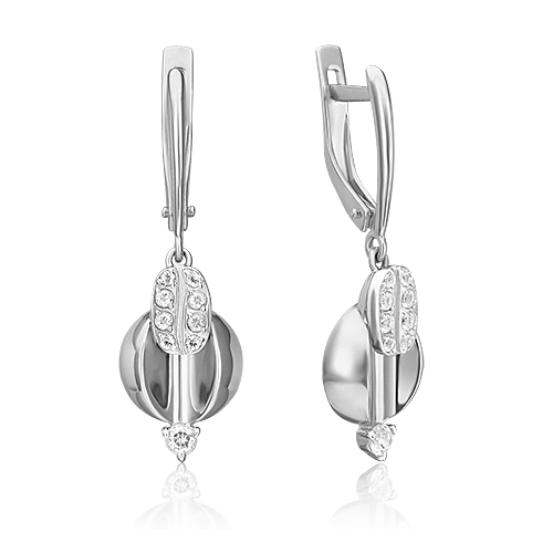 

Серьги из белого золота с топазом PLATINA jewelry 02-4905-00-201-1120, 02-4905-00-201-1120