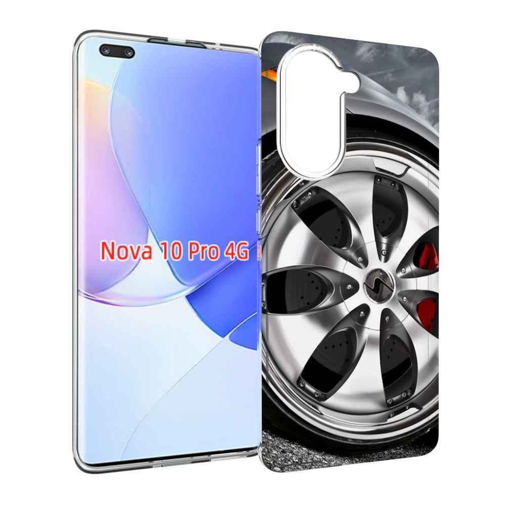 Чехол MyPads Колесо мужской для Huawei Nova 10 Pro противоударный