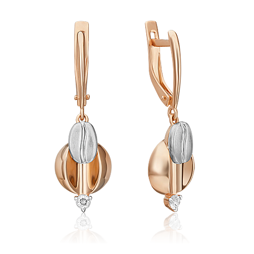 

Серьги из комбинированного золота с топазом PLATINA jewelry 02-4905-01-201-1111, 02-4905-01-201-1111