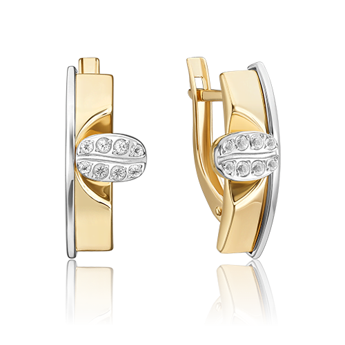 

Серьги из красного золота с топазом PLATINA jewelry 02-4904-00-201-1121, 02-4904-00-201-1121
