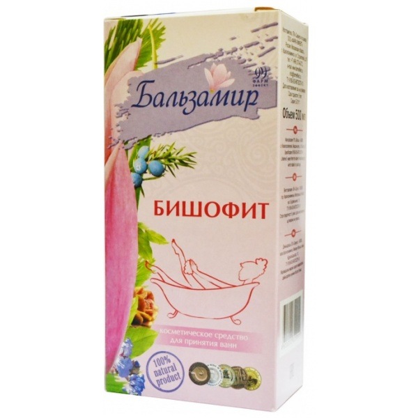 Жидкий бальзам для ванны и душа Бальзамир Бишофит бишофит magnesial salt 6 уп 500 г