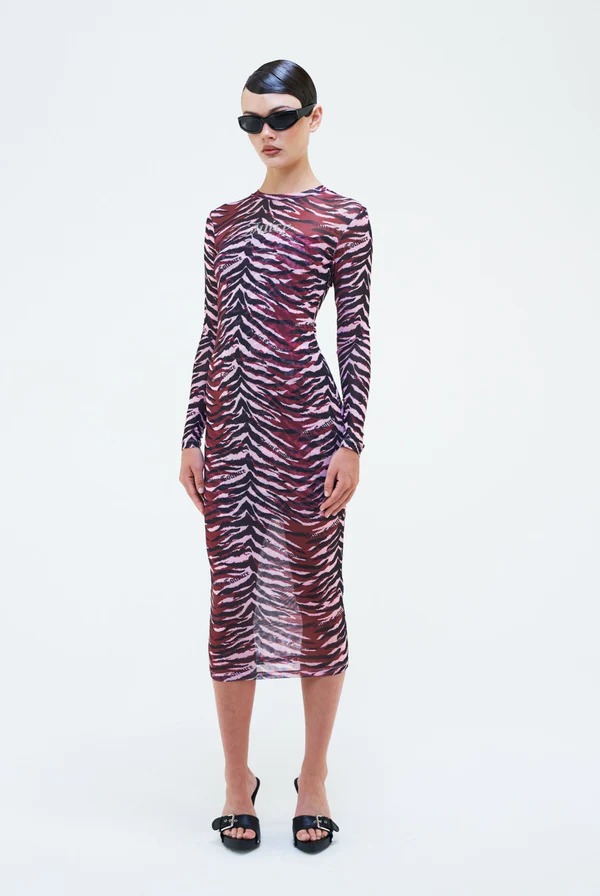 Платье женское Juicy Couture JCWED23308 бордовое 44 RU