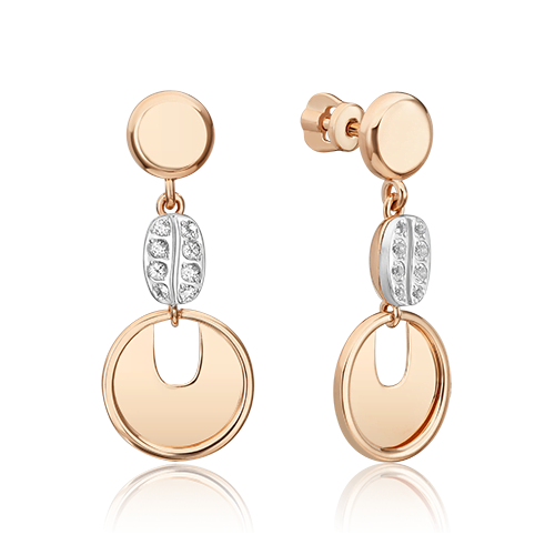 

Серьги-подвески из красного золота с топазом PLATINA jewelry 02-4907-00-201-1111, 02-4907-00-201-1111