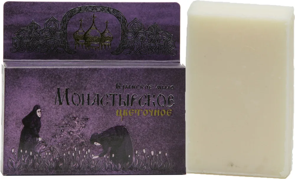 Мыло Монастырское Цветочное, 80 г