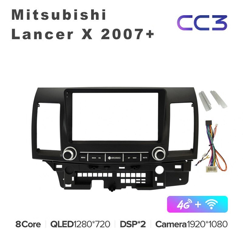 Штатная магнитола Teyes CC3 9 для Mitsubishi Lancer X 2007 332G 4573000₽