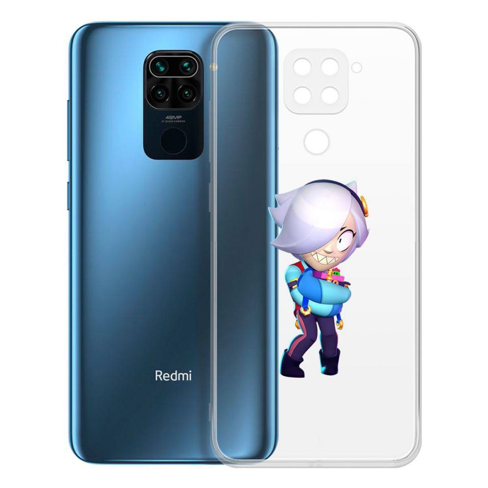 Чехол-накладка Brawl Stars-Колетт для Xiaomi Redmi Note 9