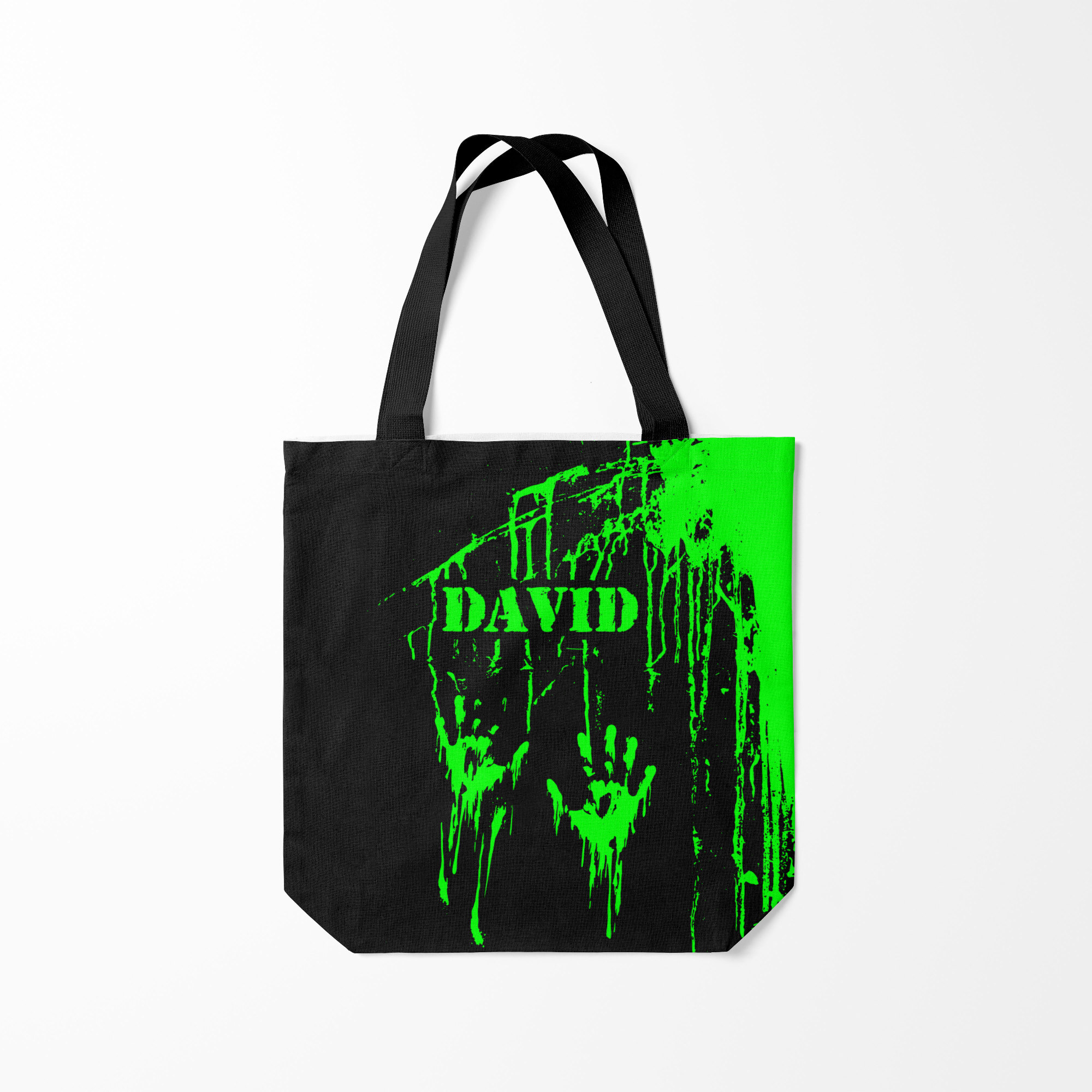 

Сумка шoппер унисекс Burnettie Давид, зеленый; черный, Давид