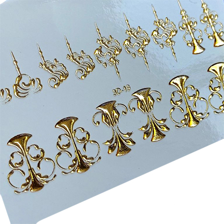 

Набор, Anna Tkacheva, 3D-слайдер Gold Crystal №19 «Вензеля. Вензель», 2 шт.