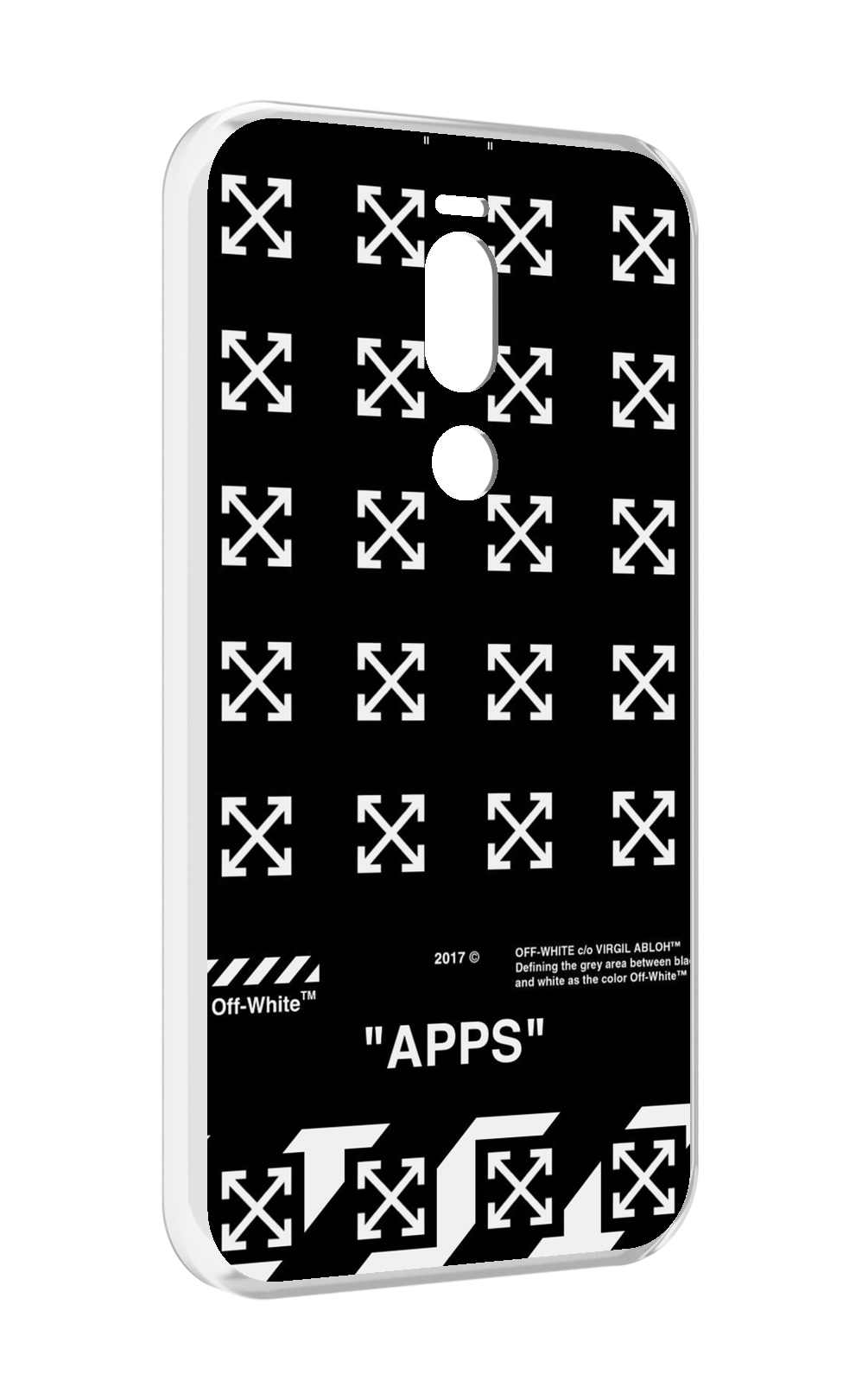 

Чехол Mypads Оф-Вайт-Значки Для Meizu X8, Прозрачный, Tocco