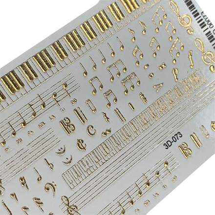 

Набор, Anna Tkacheva, 3D-слайдер Gold Crystal №73 «Музыка. Мелодии», 2 шт.