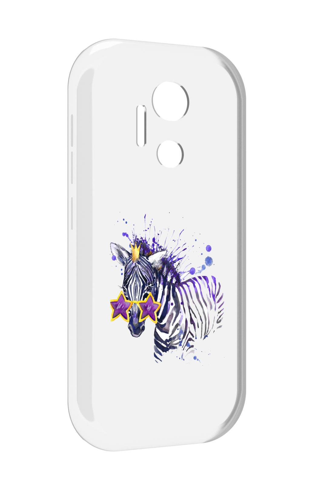 

Чехол MyPads акварельная зебра для doogee x97 pro, Прозрачный, Tocco