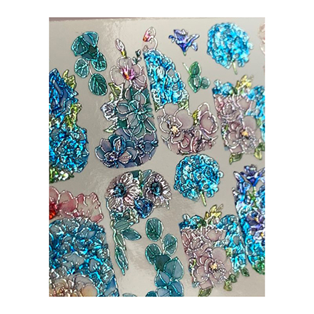 

Набор, Anna Tkacheva, 3D-слайдер Crystal №355 «Цветы. Цветочки», 2 шт., Разноцветный