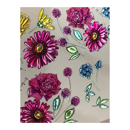 

Набор, Anna Tkacheva, 3D-слайдер Crystal №373 «Цветы. Цветочки», 2 шт., Разноцветный