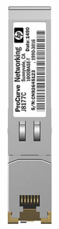 

Трансивер HPE X120 1G SFP RJ45 T Transceiver