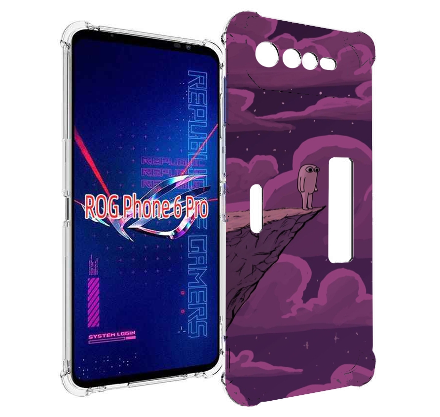 

Чехол MyPads розовая-фасолька для Asus ROG Phone 6 Pro, Прозрачный, Tocco
