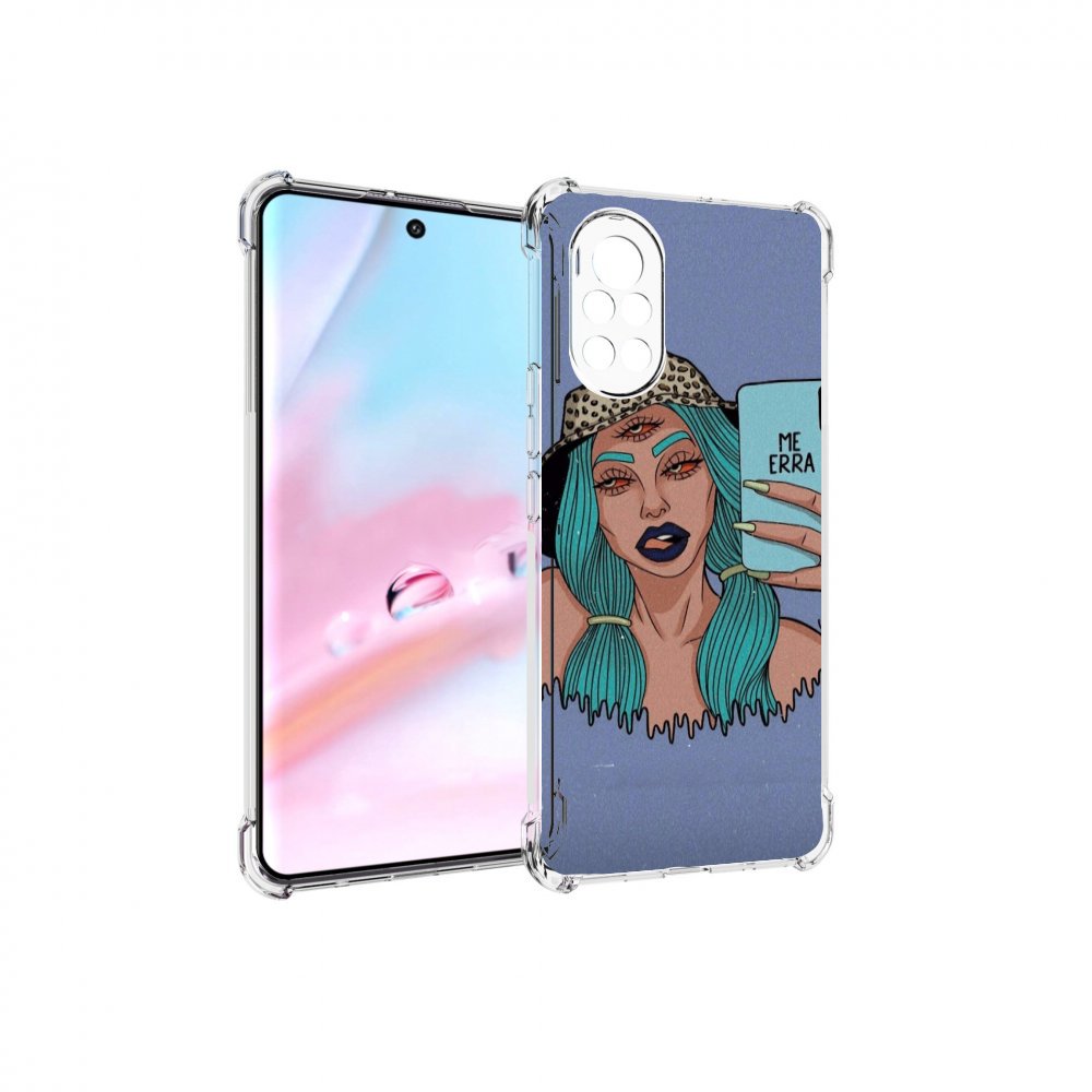 

Чехол MyPads ME Erra женский для Huawei Nova 8 (ANG-LX1), Прозрачный, Tocco