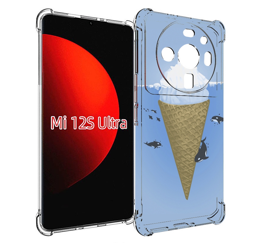

Чехол MyPads мороженное-у-косаток для Xiaomi 12S Ultra, Прозрачный, Tocco