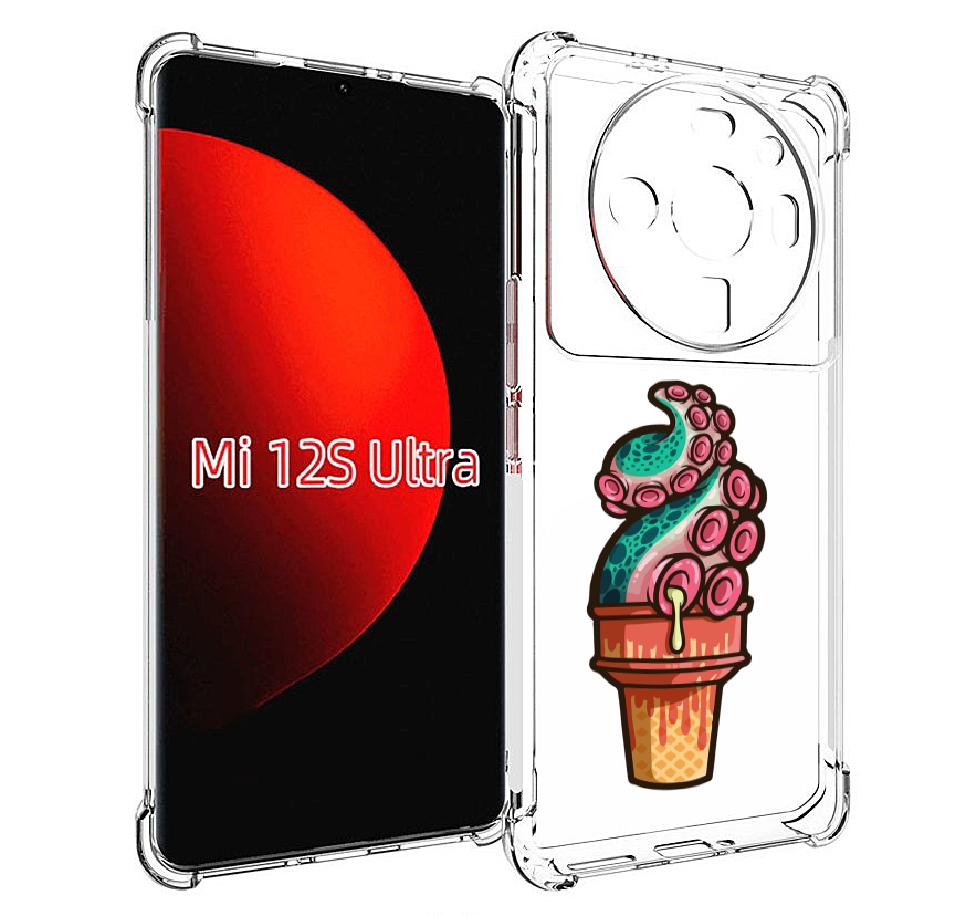 

Чехол MyPads мороженное для Xiaomi 12S Ultra, Прозрачный, Tocco
