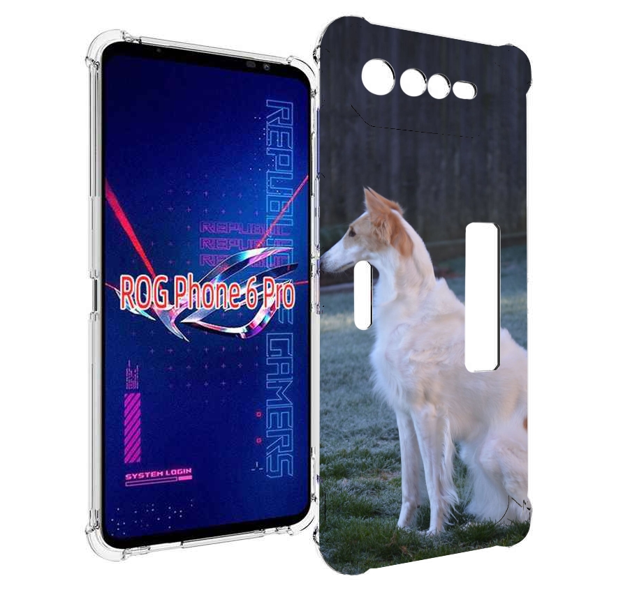 

Чехол MyPads русская псовая борзая для Asus ROG Phone 6 Pro, Прозрачный, Tocco