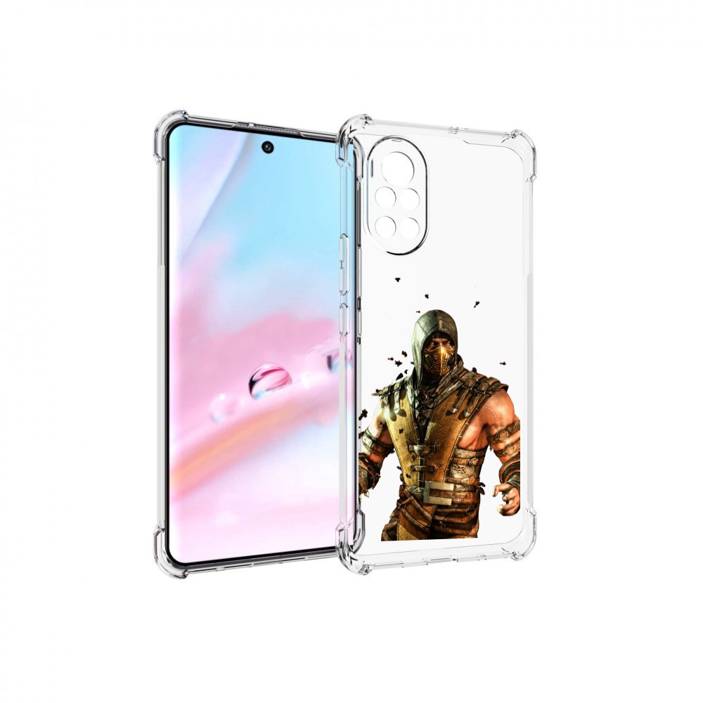 

Чехол MyPads Mortal Kombat scorpion для Huawei Nova 8 (ANG-LX1), Прозрачный, Tocco