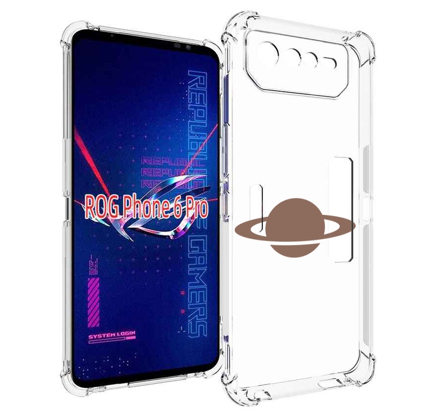

Чехол MyPads сатурн для Asus ROG Phone 6 Pro, Прозрачный, Tocco
