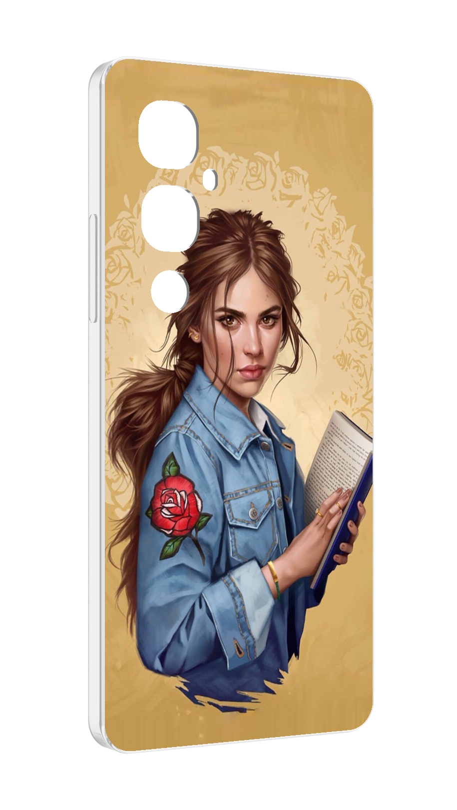 

Чехол MyPads девушка-в-бежевом-фоне для Tecno Pova 4 Pro, Прозрачный, Tocco
