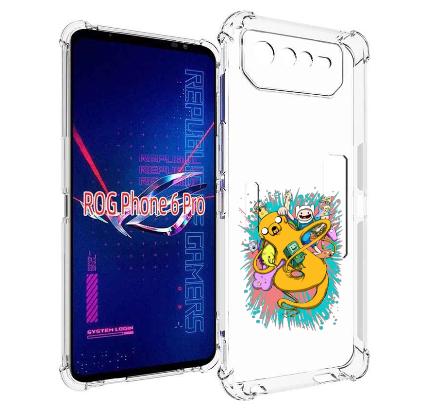

Чехол MyPads время приключений рисунок для Asus ROG Phone 6 Pro, Прозрачный, Tocco