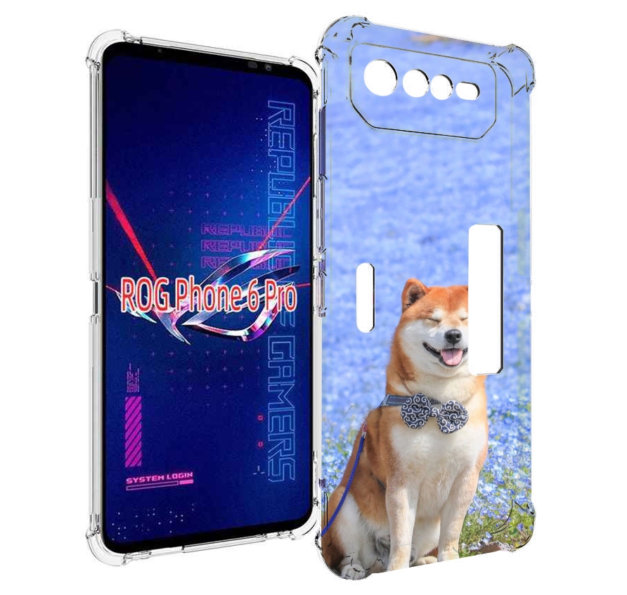 

Чехол MyPads сиба шиба ину 2 для Asus ROG Phone 6 Pro, Прозрачный, Tocco