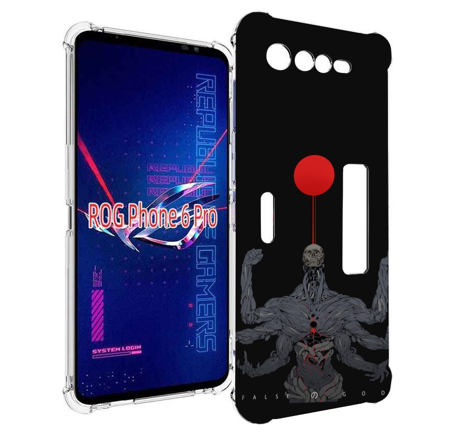 

Чехол MyPads скелет-с-6-руками для Asus ROG Phone 6 Pro, Прозрачный, Tocco