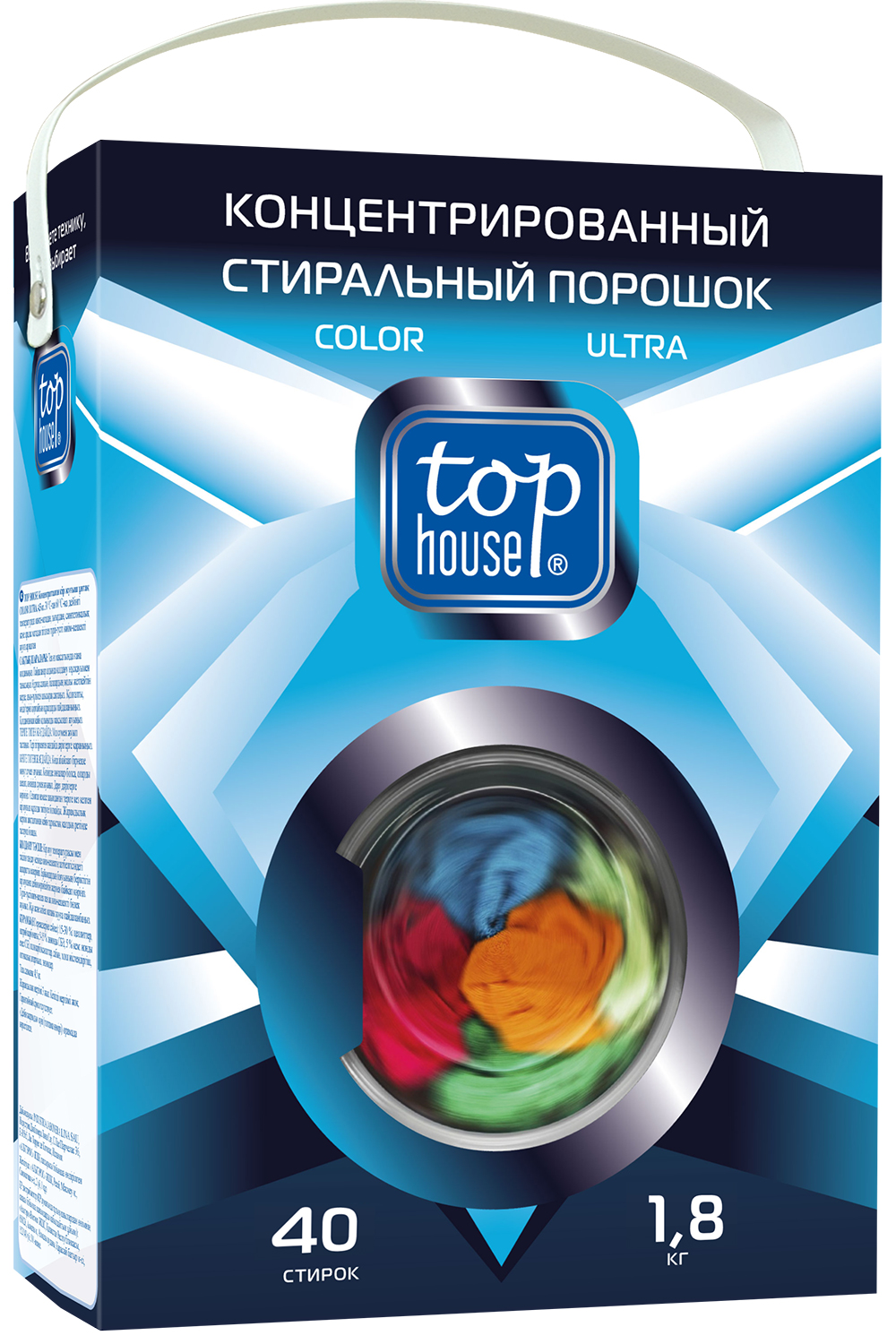 фото Порошок для стирки top house color ultra 1.8 кг