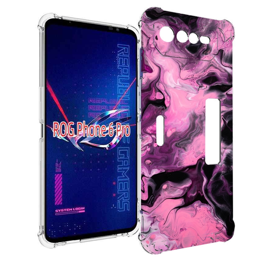 

Чехол MyPads смешивание-фиолетового для Asus ROG Phone 6 Pro, Прозрачный, Tocco