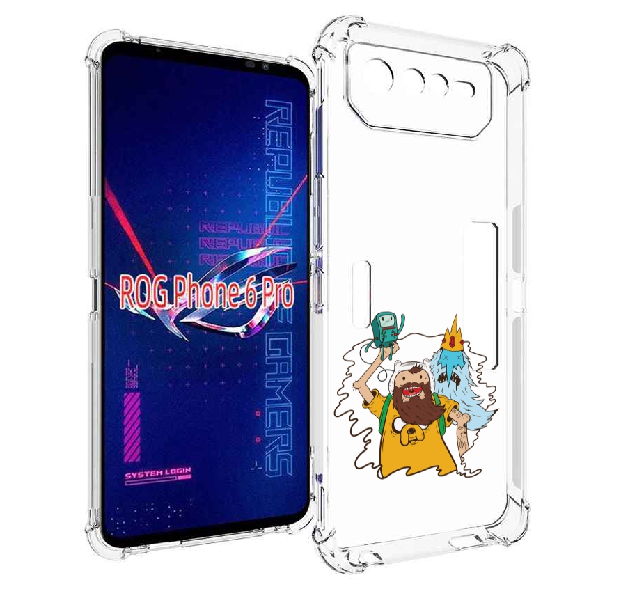 

Чехол MyPads время приключений старый Финн для Asus ROG Phone 6 Pro, Прозрачный, Tocco