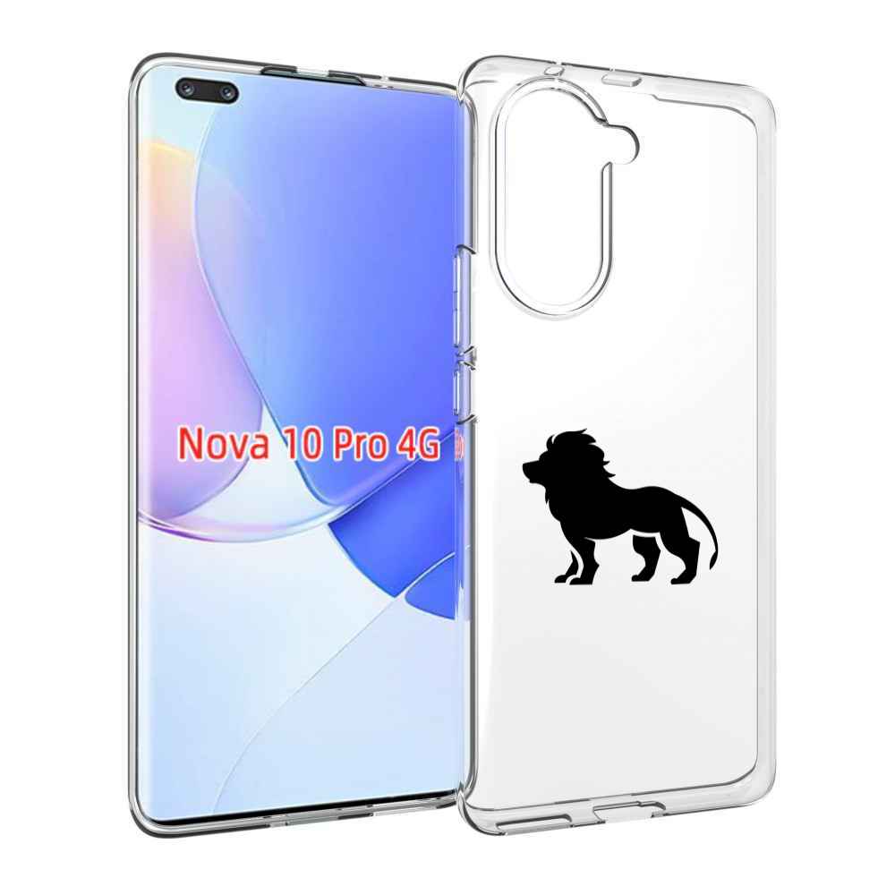 Чехол MyPads Лев для Huawei Nova 10 Pro противоударный