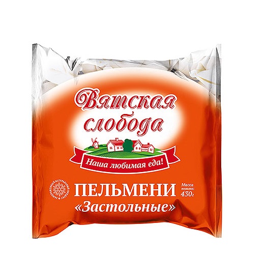 

Пельмени Вятская слобода Застольные 430 г