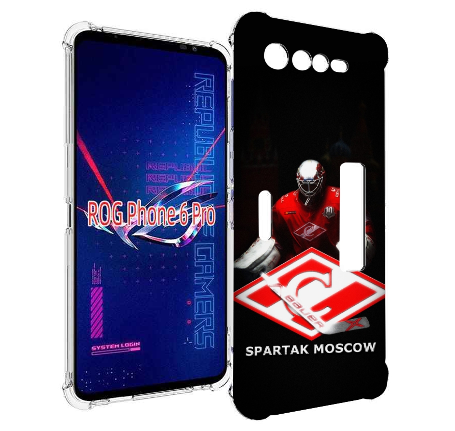 

Чехол MyPads спартак хоккеи мужской для Asus ROG Phone 6 Pro, Прозрачный, Tocco