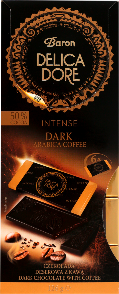 

Шоколад Delicadore Intense горький 126 г