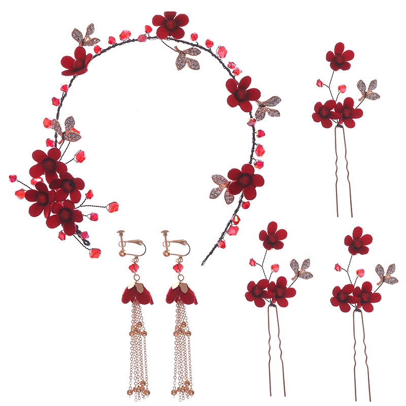

Венок для волос LUMINA ART JEWELSDIN77 КитАк-710 темно-красный, КитАк-710