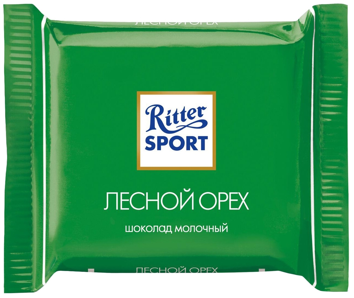 фото Шоколад ritter sport лесной орех молочный с лесным орехом