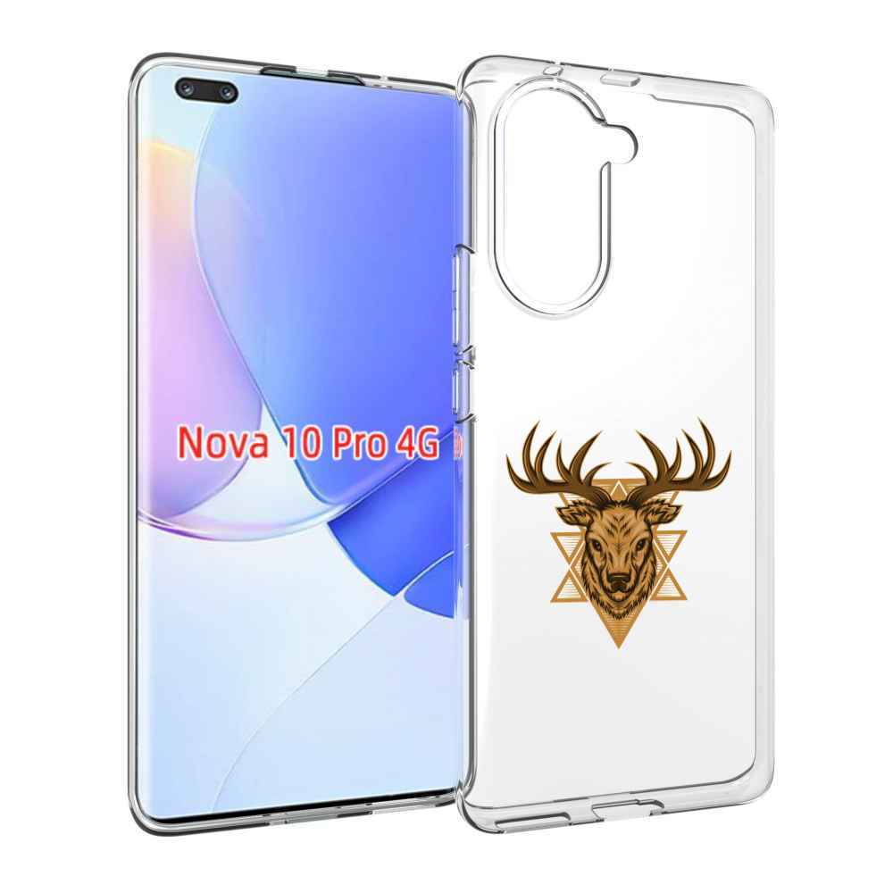 Чехол MyPads Олень для Huawei Nova 10 Pro противоударный
