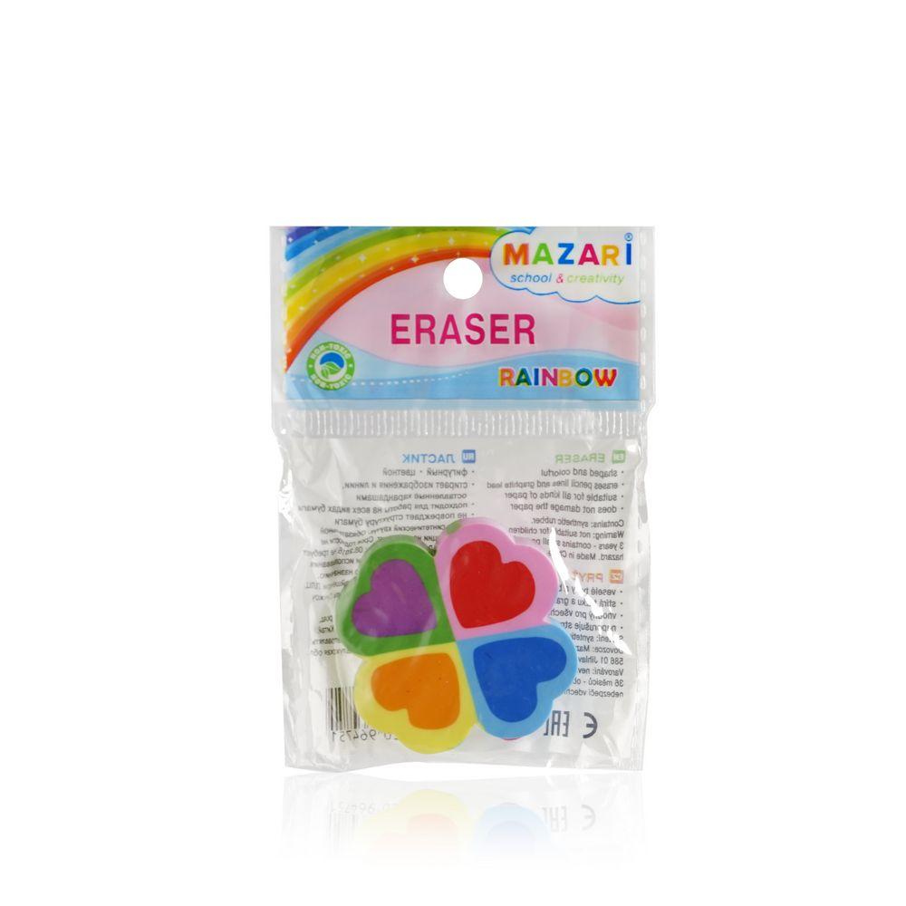 

Ластик Mazari Rainbow фигурный М-6762, Разноцветный