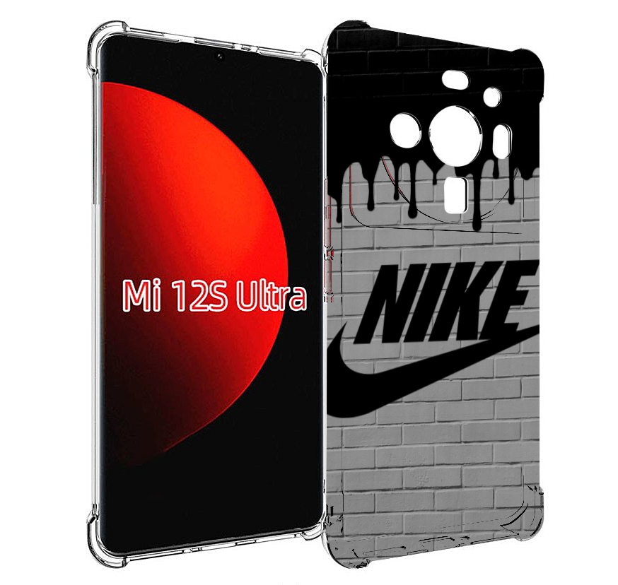 

Чехол MyPads найк в краске для Xiaomi 12S Ultra, Прозрачный, Tocco