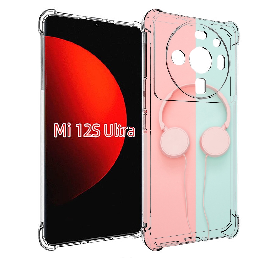 

Чехол MyPads наушники-минимализм для Xiaomi 12S Ultra, Прозрачный, Tocco