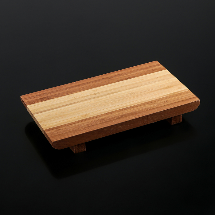 фото Блюдо для суши «бамбук», 21×12×3 см nobrand
