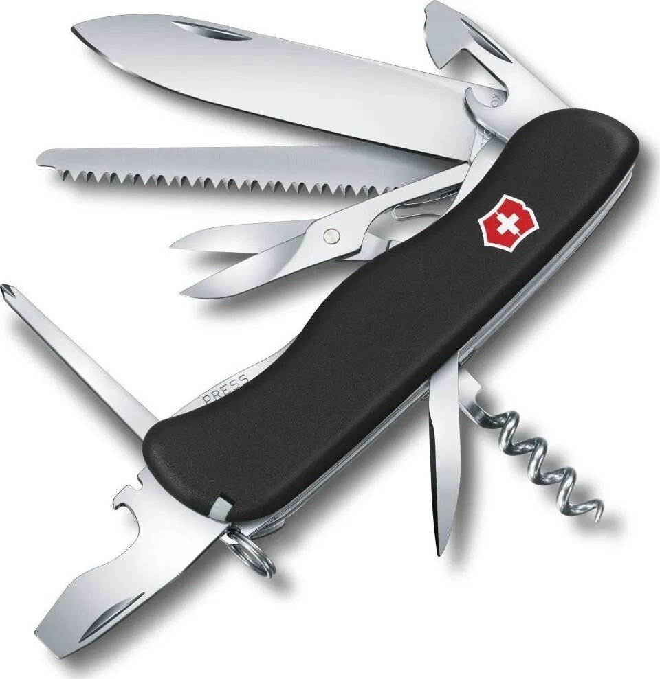 

Нож туристический Victorinox 0.8513.3, Серебристый;черный, Outrider