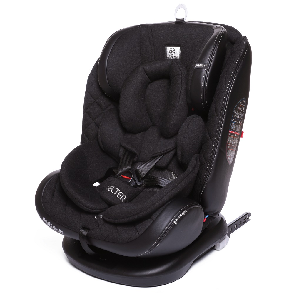 фото Автокресло babyсare shelter гр 0+/i/ii/iii, 0-36 кг, new eco black silver baby care