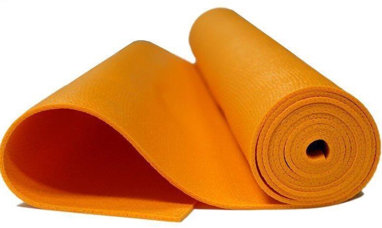 фото Коврик для фитнеса, йоги, пилатеса kailash кайлаш, оранжевый, размер 185 x 60 х 0,3 см bodhi